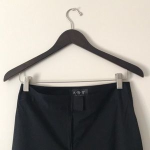 A.B.S by Allen Schwartz skinny bottom ankle pants